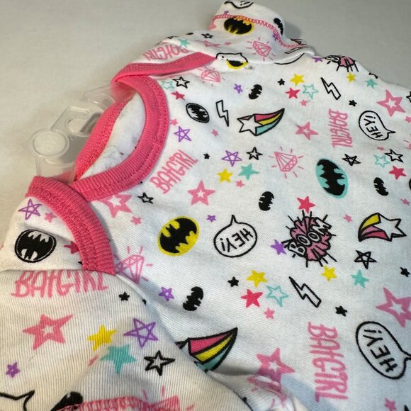 New Born Baby Girl Bundle Batman One Piece Bodysuits Headbands Pants & Socks NWT - Picture 9 of 11